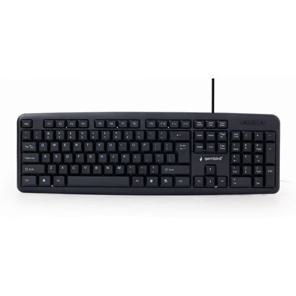 Teclado Gembird KB-U-103-ES Black