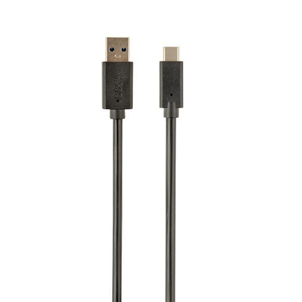 Gembird Cabo CCP-USB3-AMCM-0.1M USB-A 3.0 p/ USB-C 10cm Preto