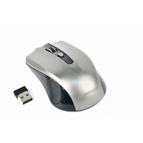 Gembird Optical Wireless 4 teclas + USB Preto/Cinza - MUSW-4B-04-BG