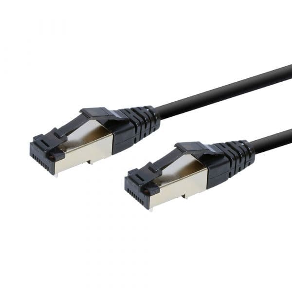 Gembird Cabo de Rede PP8-LSZHCU-BK-0.25M Cat8 S/FTP 0.25m LSZH Preto