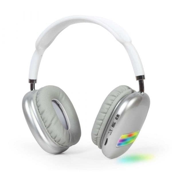 Gembird Auriculares Stereo Bluetooth com Efeito de Luz Led Branco