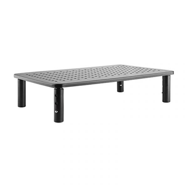 Gembird Base para MS-TABLE-01 Retangular Ajustável Preto