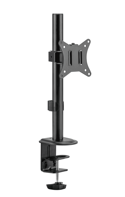 Suporte de Secretária Gembird MA-D1-02 Monitor Desk Mount Single Arm (Rotação/Inclinação) 17" - 32" Preto