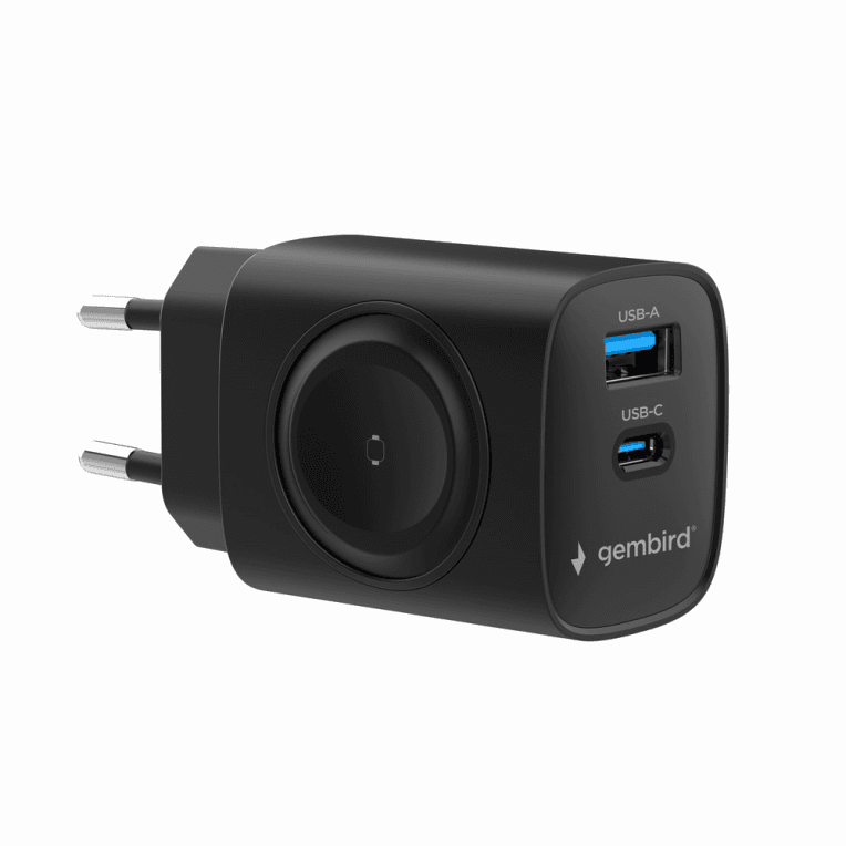 Gembird TA-UC-PDQCW20-01-BK Carregador 20W Preto