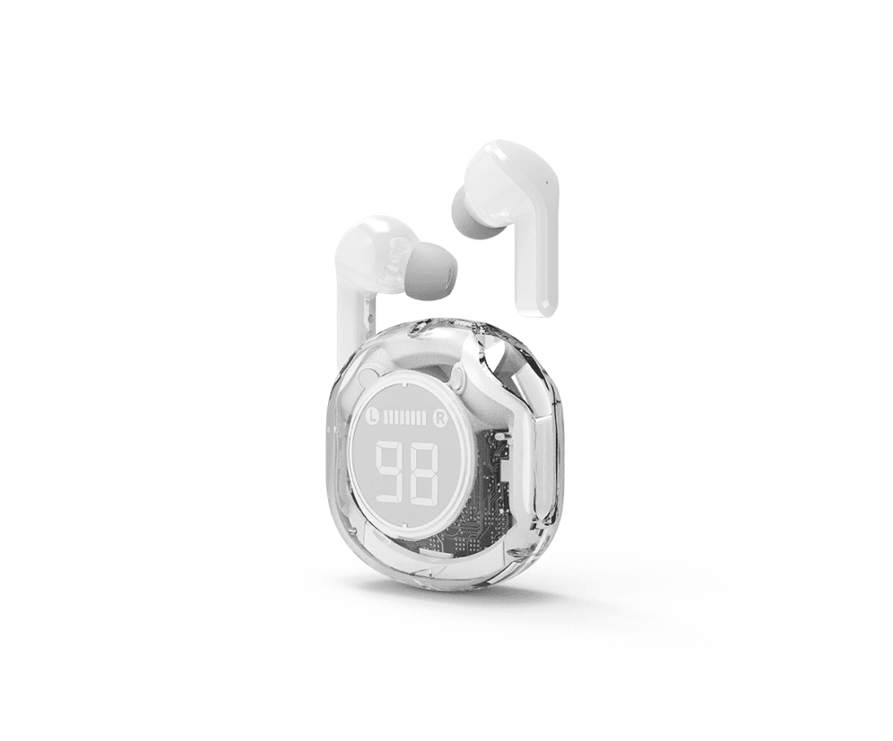 Gembird TWST-01-W True Wireless In-Ear Transparente Branco