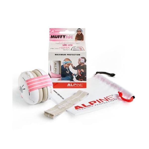 Alpine Proteção Ouvidos Muffy Baby P/ Bebé Pink