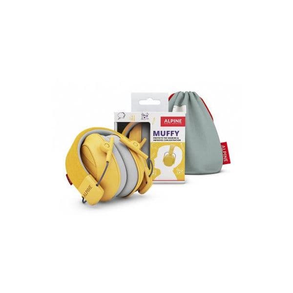 Alpine Proteção Ouvidos Muffy Yellow Alpine P/ Bebé