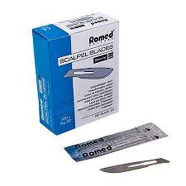 Romed Lâminas Bisturi Nº24 100 Unidades