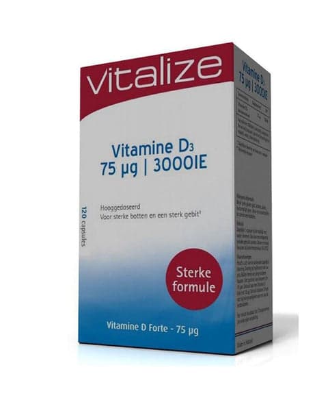 Vitamina D3 120 Cápsulas