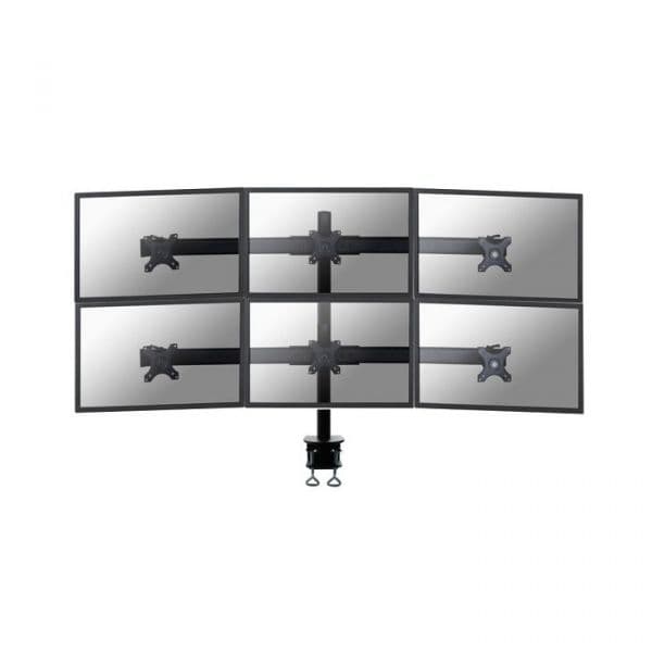 Neomounts Kit de Montagem para 6 Visores LCD 19-27" Full-Motion Preto - FPMA-D700D6