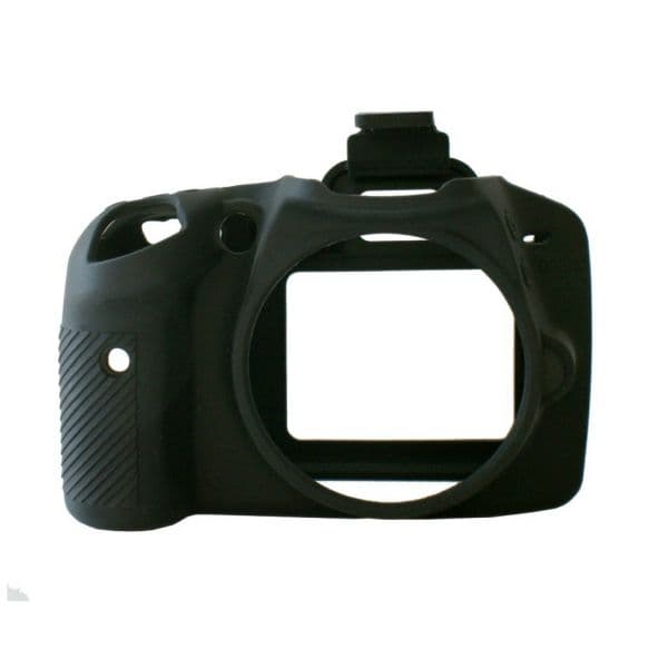 easyCover Capa Protectora de Silicone para Nikon D3200 Black