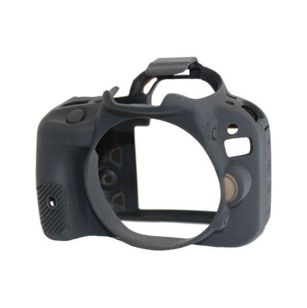 easyCover Capa Protectora de Silicone para Canon 100D Black