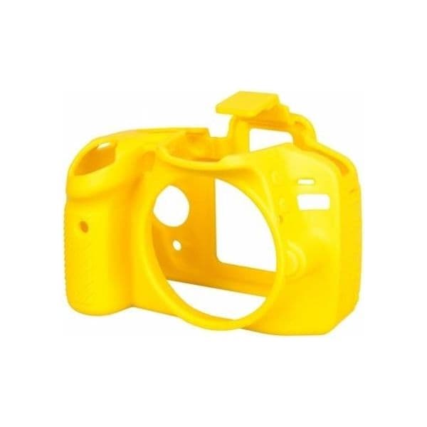 easyCover Capa Protectora de Silicone para Nikon D3300/D3400 Yellow