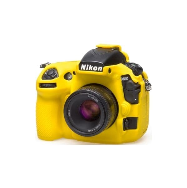easyCover Capa Protectora de Silicone para Nikon D810 Yellow