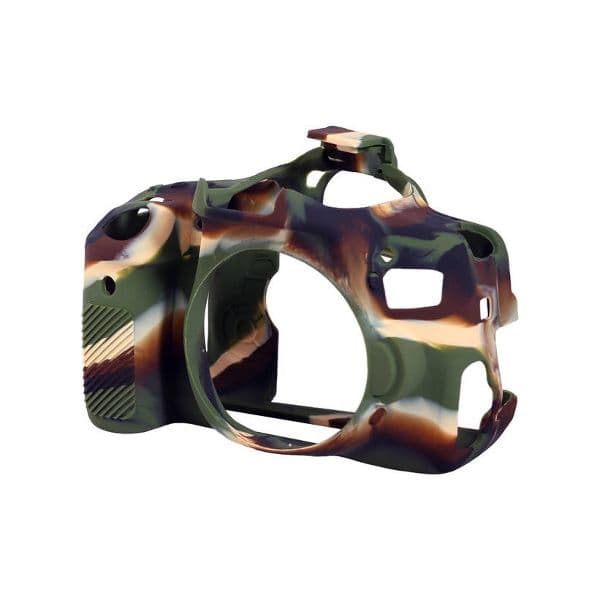 easyCover Capa Protectora de Silicone para Canon 750D Camouflage