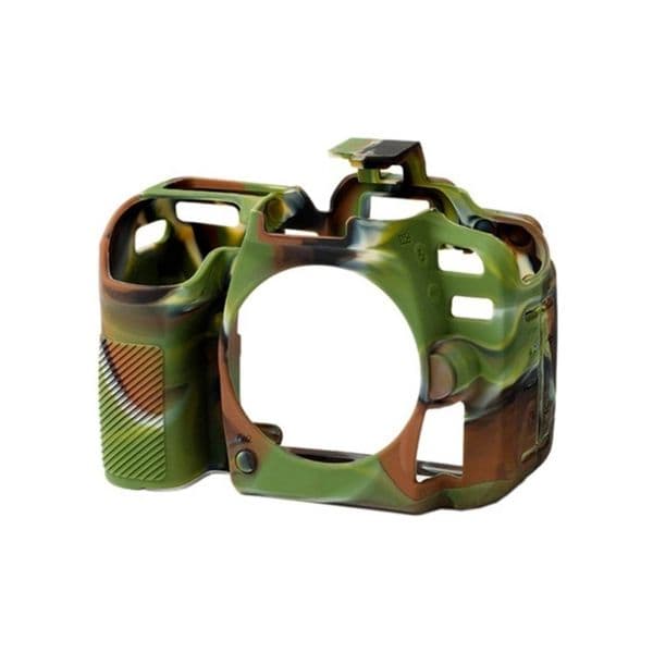 easyCover Capa Protectora de Silicone para Nikon D7500 Camouflage