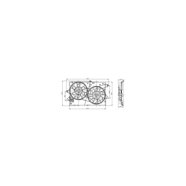 NRF - 47003 - Ventilador, refrigeração do motor - 8718042029027