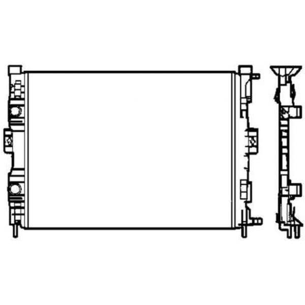 NRF - 58328 - Radiador, arrefecimento do motor - 8718042041999