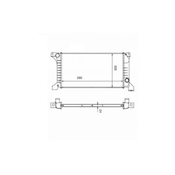 NRF - 516212 - Radiador, arrefecimento do motor - 8718042047397