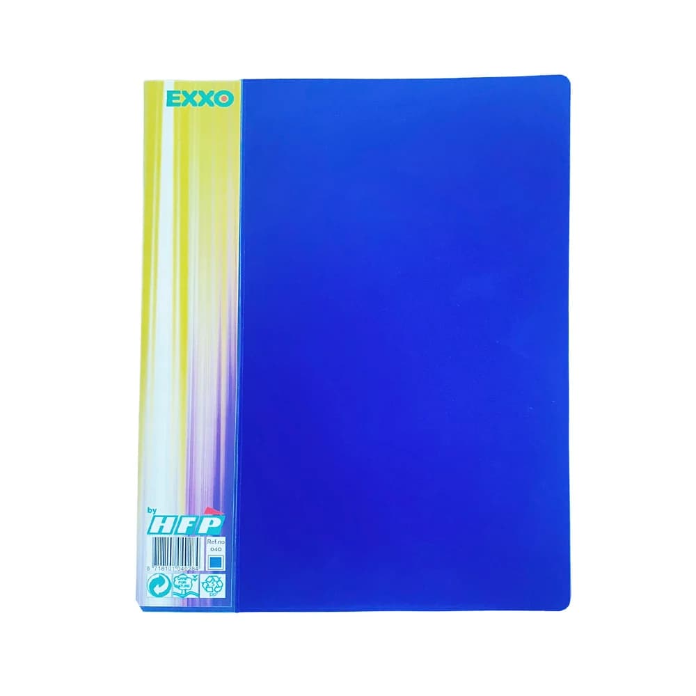 HFP Pasta Catálogo Deluxe Azul 40 Bolsas 80 Páginas