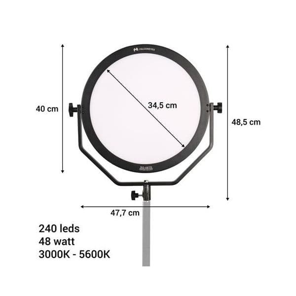 Falcon Eyes Lâmpada Led Bi-Color Sophiez So-48TD