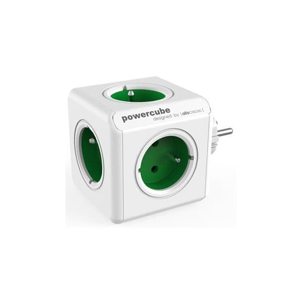 Allocacoc Tomada Powercube 5x 16A (original) Verde - Pc-org-green