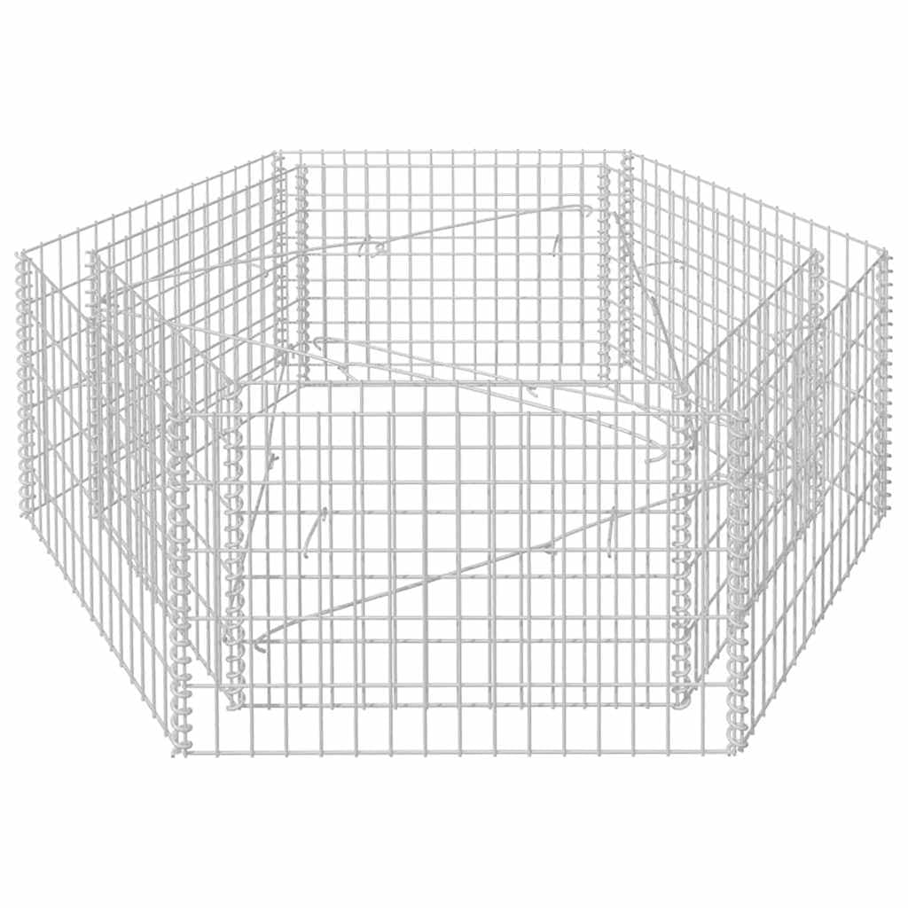 Canteiro Elevado/cesto Gabião Hexagonal 160x140x50 cm - 142534