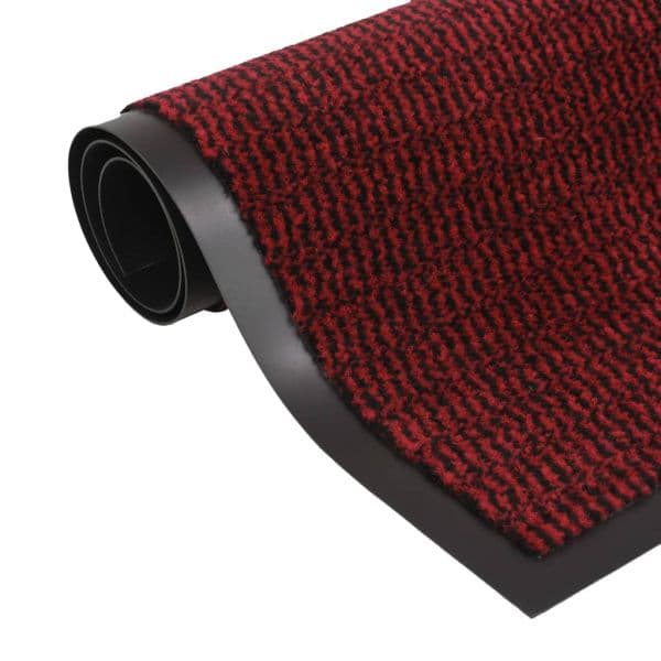 Tapete Controlo de Pó Retangular Tufado 90x150 cm Vermelho - 132716