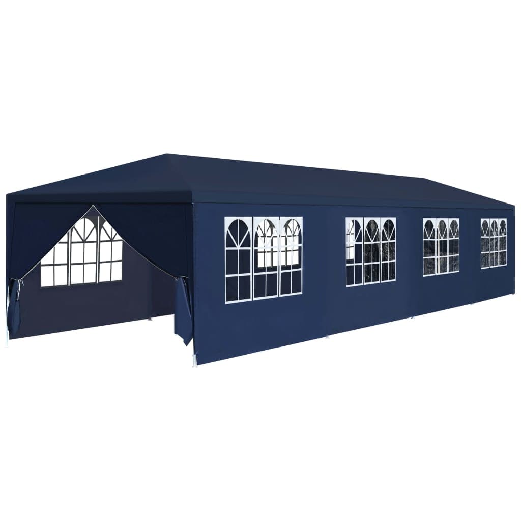 vidaXL Tenda de jardim 3x12 m azul
