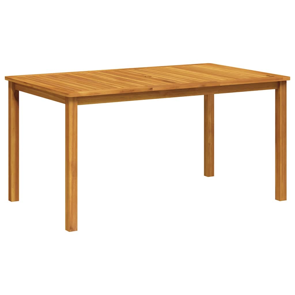 vidaXL Mesa de jardim 150x90x74 cm madeira de acácia maciça