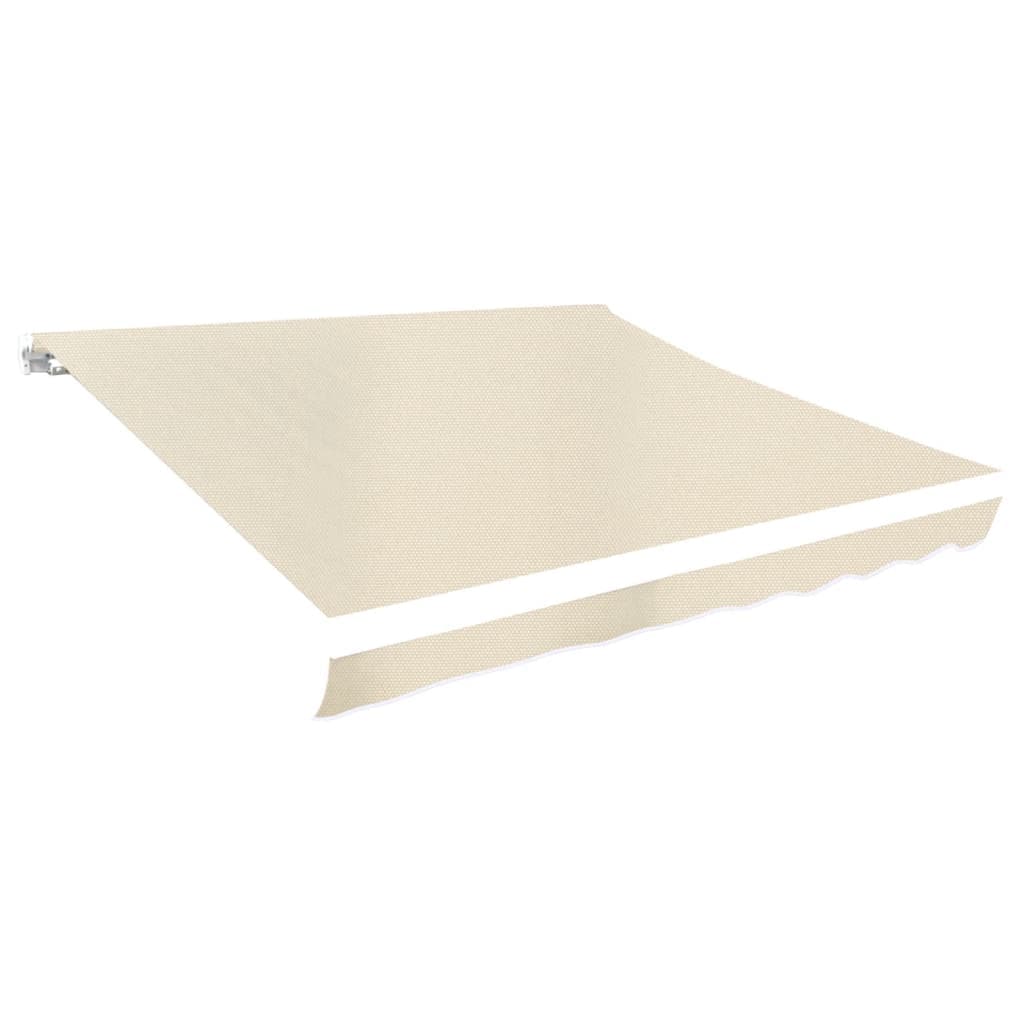 vidaXL Lona para toldo creme 3,5x2,5 m