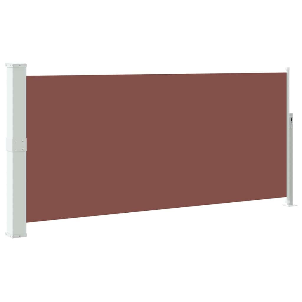 vidaXL Toldo Lateral Retrátil 140x300 cm Castanho - 795716656