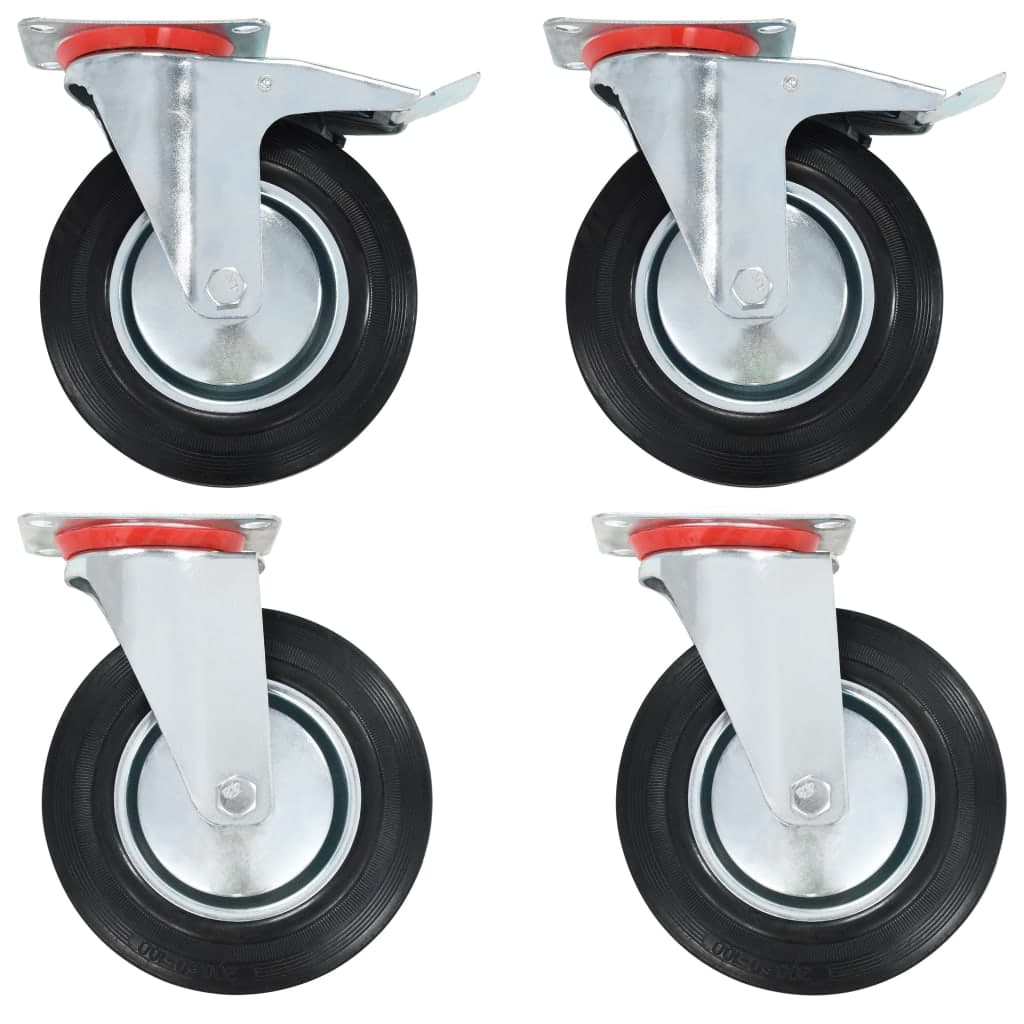 Rodas Giratórias 4 Pcs 200 mm - 143460