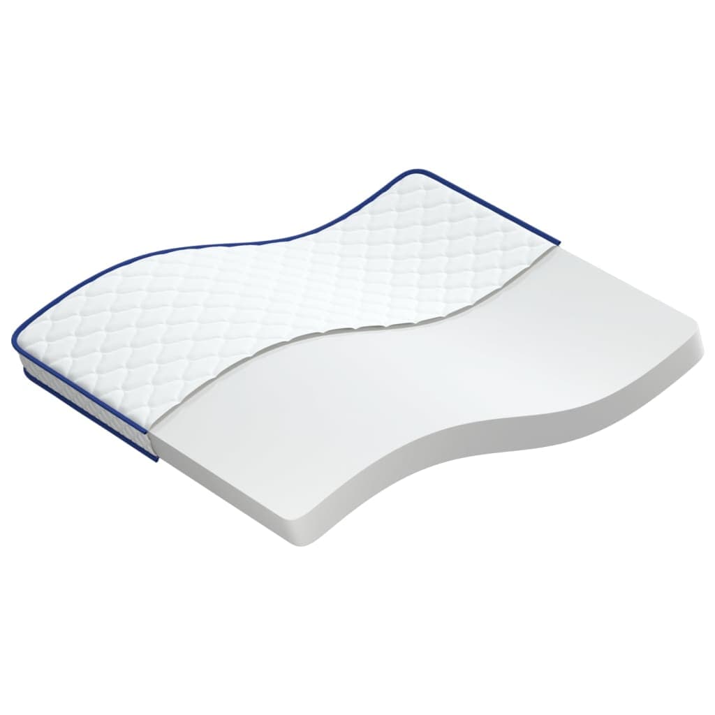 vidaXL Colchão de espuma de memória 200 x 180 x 17 cm macio