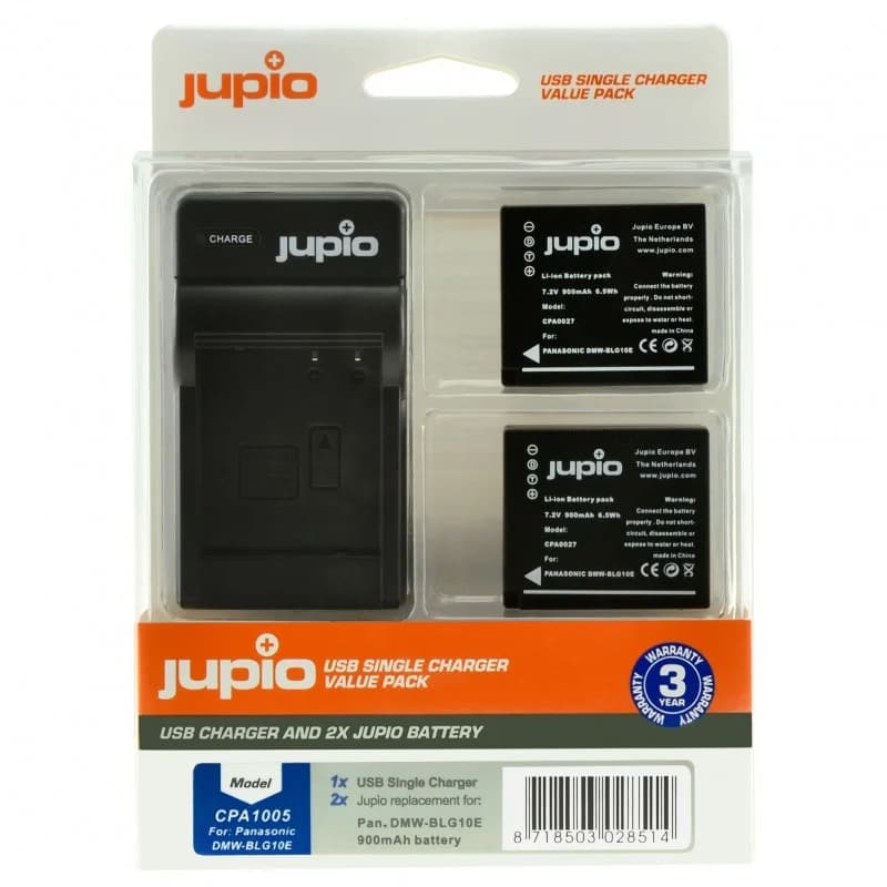 Jupio Kit Carregador + 2 Baterias DMW-BLG10