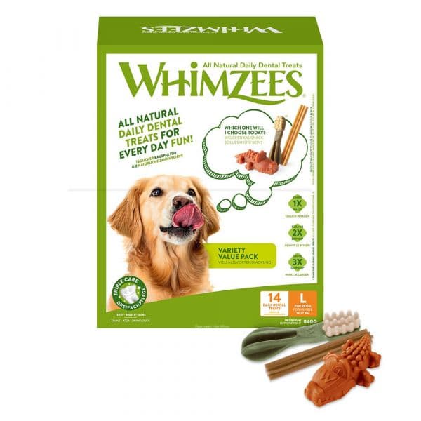 Whimzees Variety Snack Dentário L