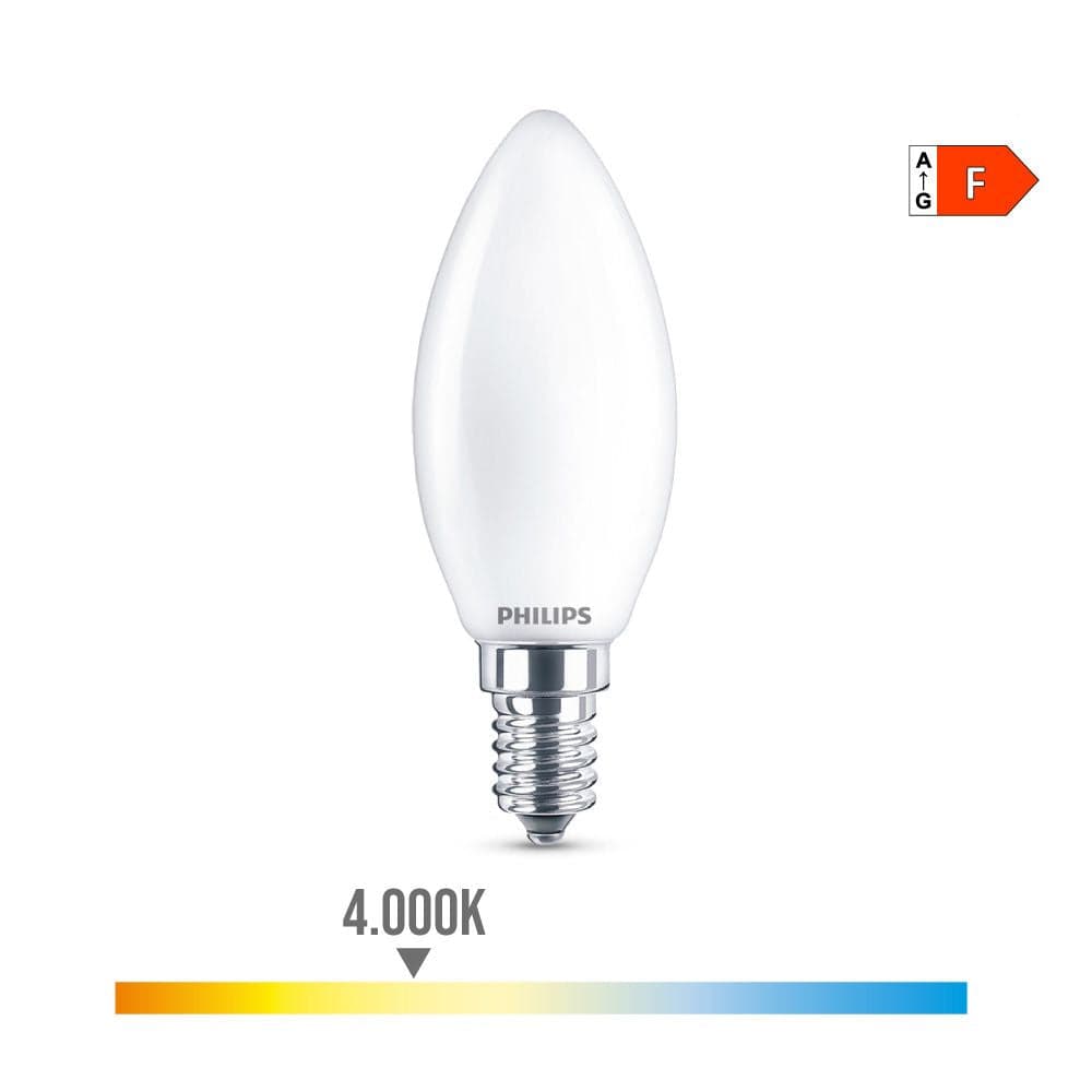 Philips Lâmpada Standard LED E14 4,3w 470lm 4.000k Luz Di. - EDM93007
