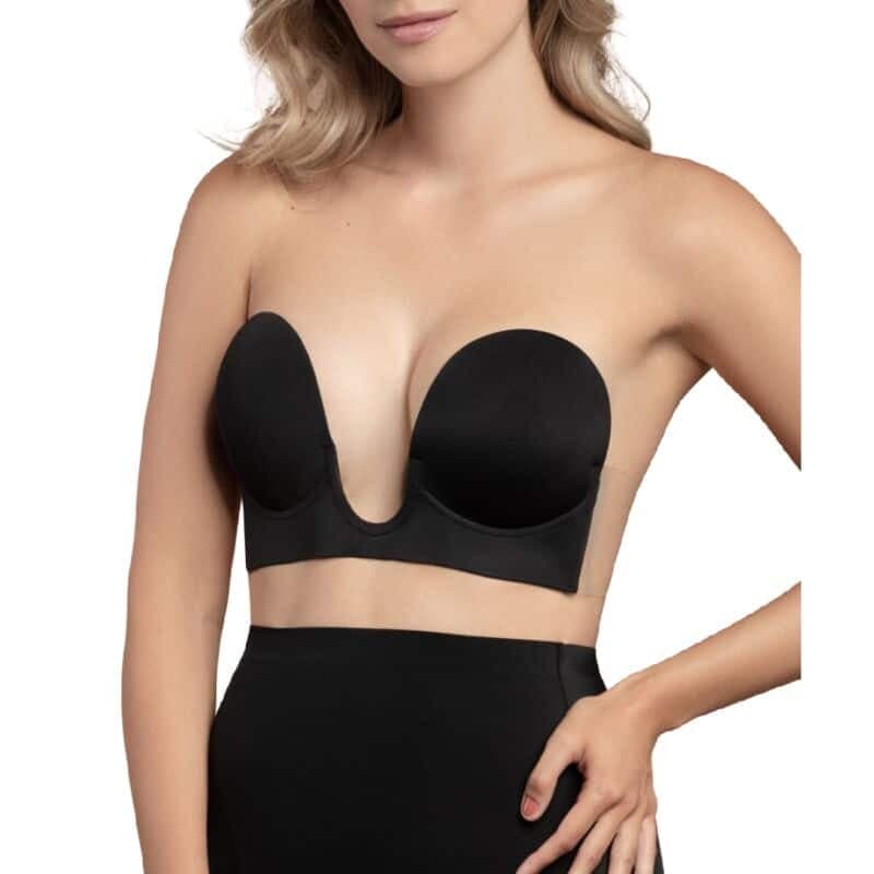 Bye Bra – Sutiã Sutiã Seamless U-Style – Negro Tamanho E