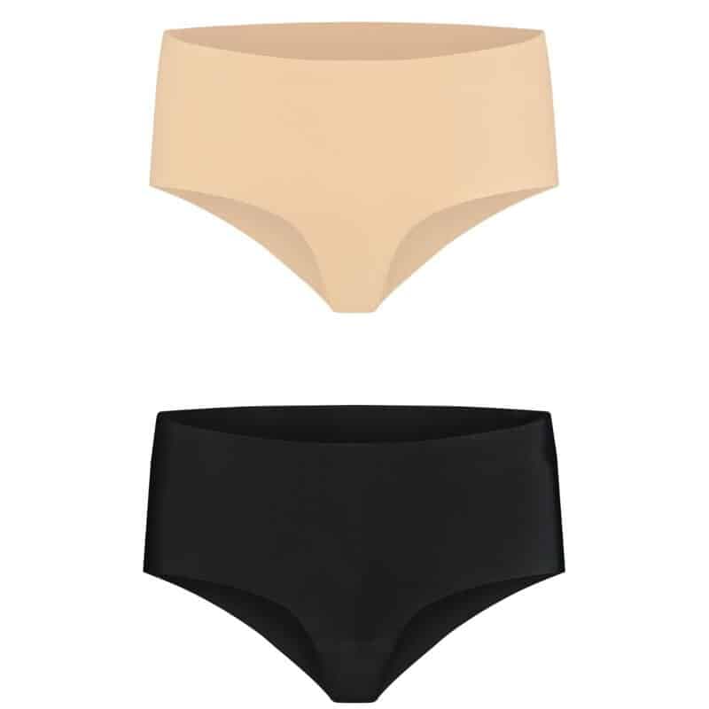 Bye Bra – Invisible High Brief 2 Pack L