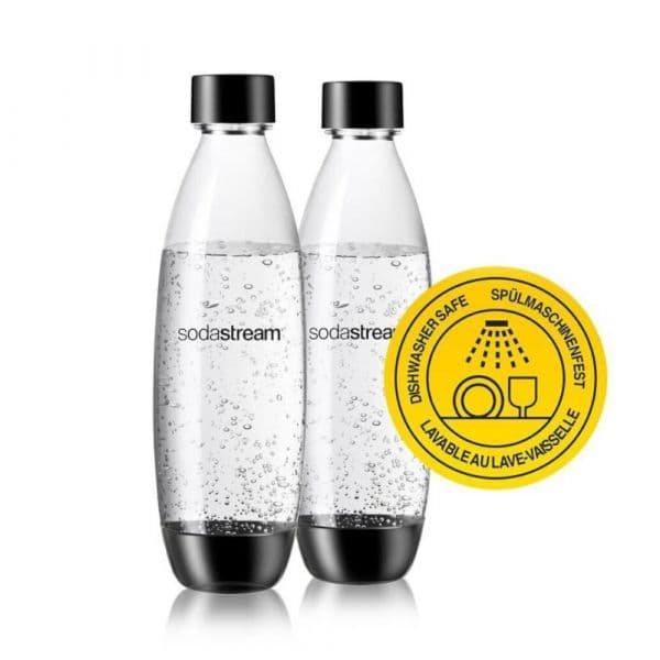 Sodastream Garrafas Fuse PET Preto Duplo