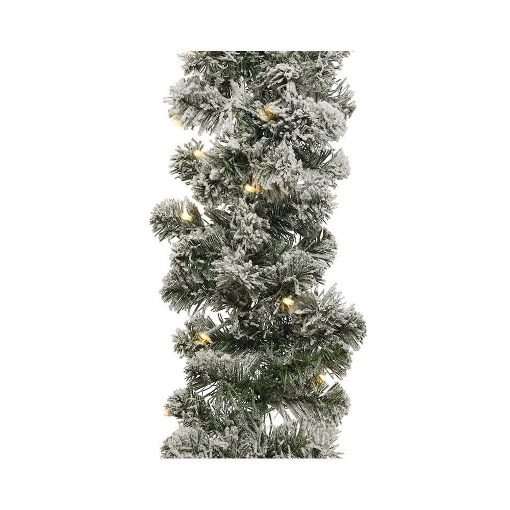 GRINALDA IMPERIAL NEVADA, INTERMITENTE, 50 LEDS, BRANCO QUENTE.