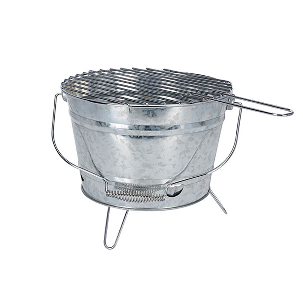 CHURRASQUEIRA DE ZINCO MODELO BARRIL Ø27CM BBQ