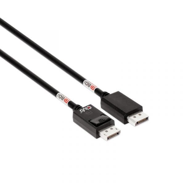 Club 3D CAC-1092 Cabo DisplayPort 2.1 M/M 1.6M Preto
