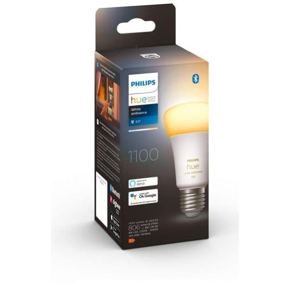 Philips Lâmpada led Inteligente E27 8W 1100Lm Hue - S7808915