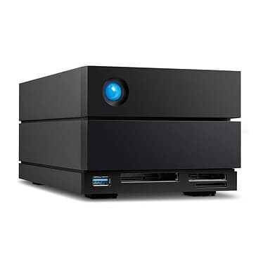 Disco Externo LaCie 32TB 3.5" 2big Dock V2/V4 Thunderbolt 3/4 USB-C 3.2 Gen 2 Cinzento