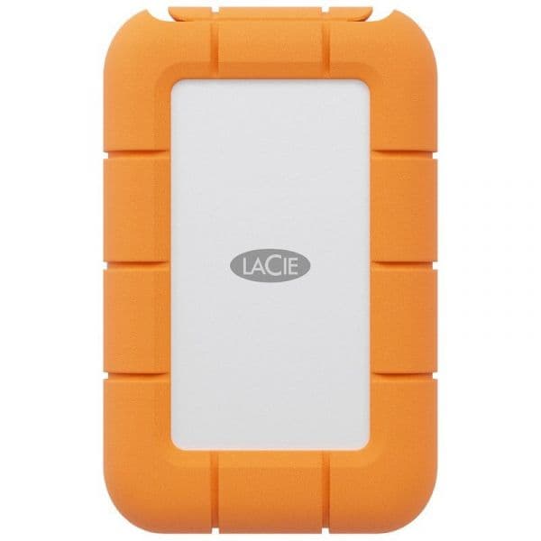 Disco Externo SSD Lacie Mini Rugged 2TB USB-C 3.2 Gen 2x2 Laranja
