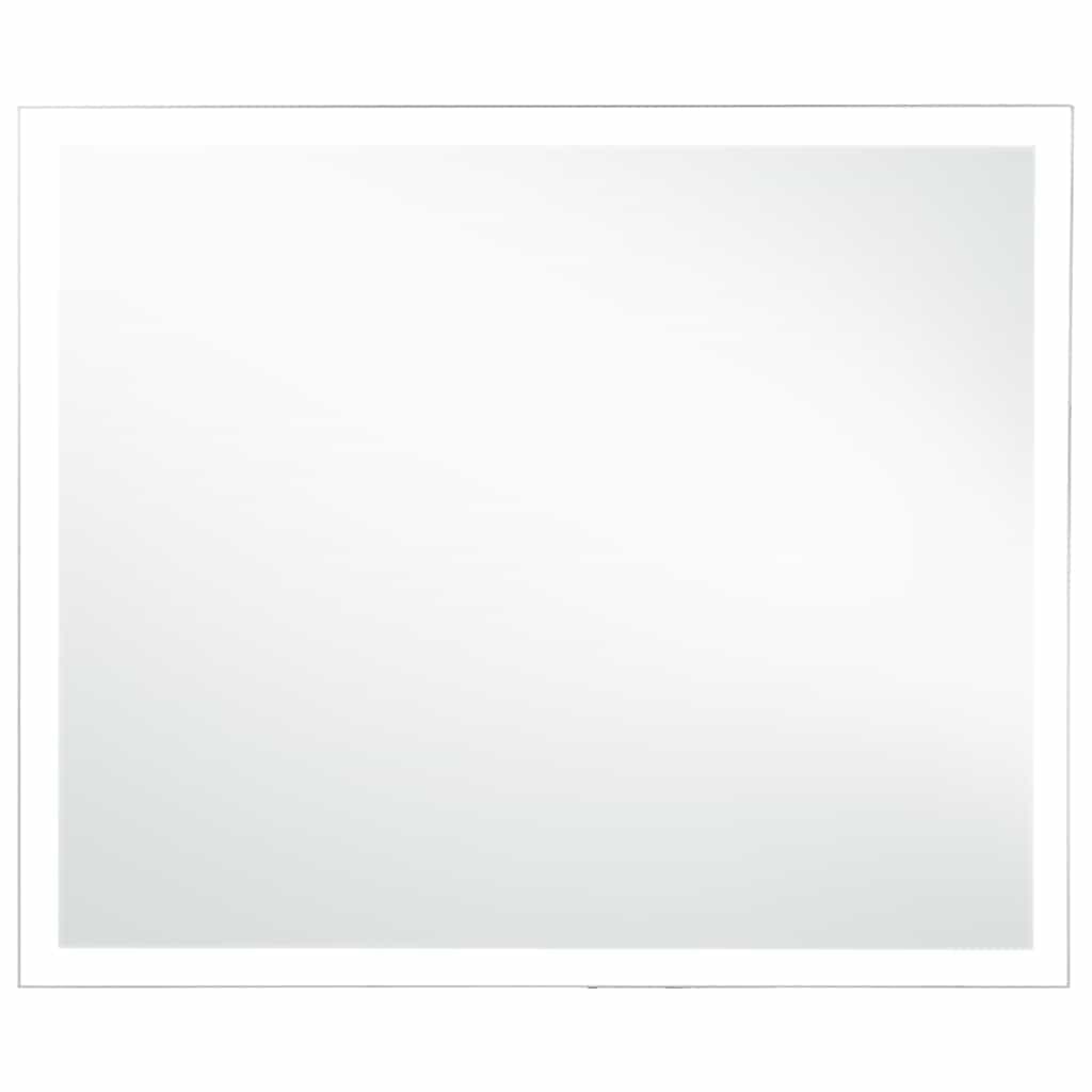 vidaXL Espelho de parede LED para casa de banho 60x50 cm