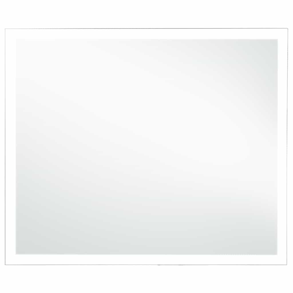 vidaXL Espelho de parede LED para casa de banho 80x60 cm