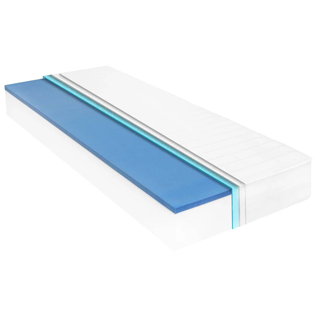 vidaXL Colchão 80x200 cm espuma viscoelástica c/ memória 18 cm H2