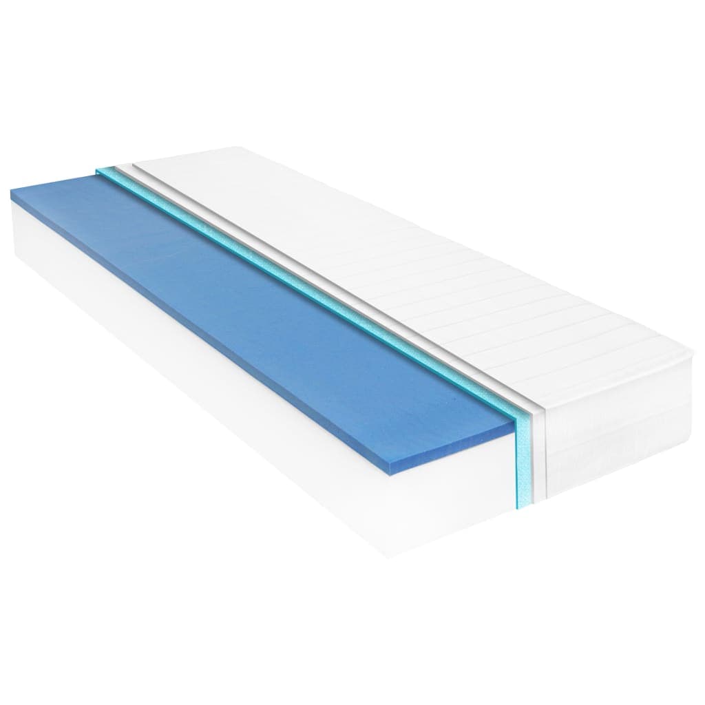 vidaXL Colchão 120x200 cm espuma viscoelástica c/ memória 18 cm H2